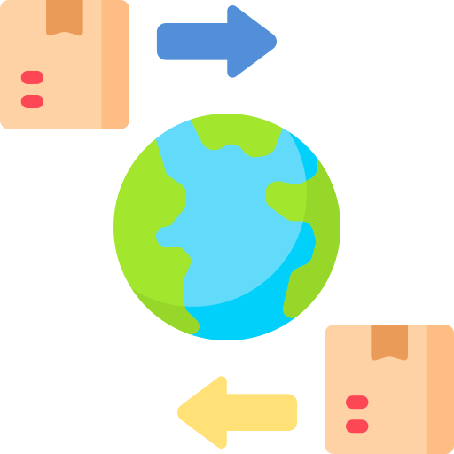 Import export icon | Vadiawala Print and Pack